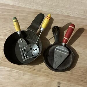 Mini Skillet And Magnetic Utensil Lot